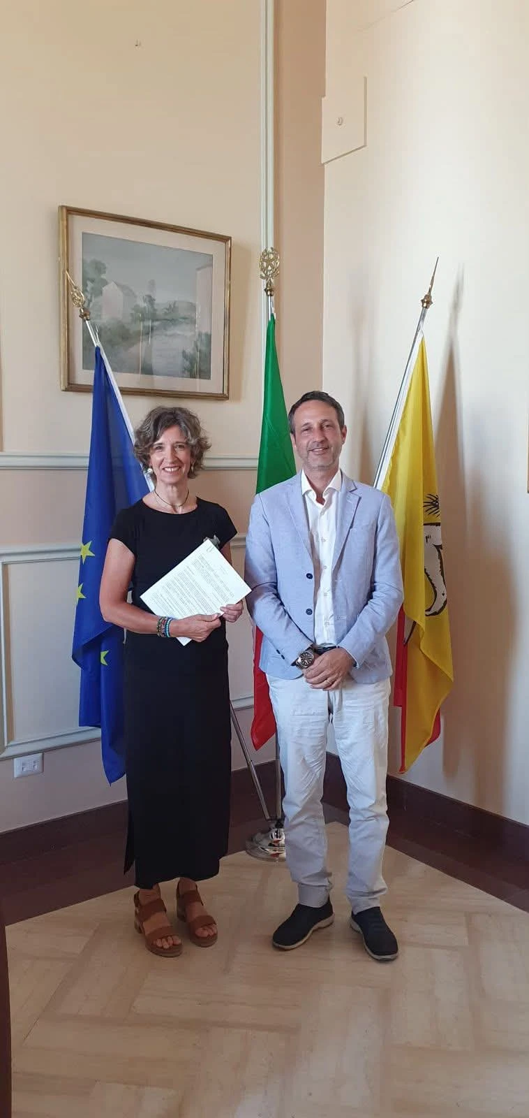 Firma dell'accordo con il Comune di Linguaglossa