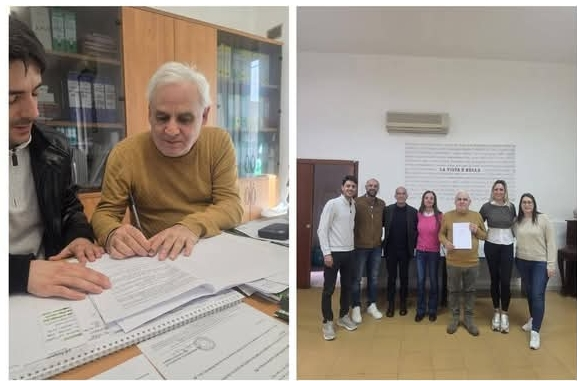 Firma dell'accordo con UICI Siracusa