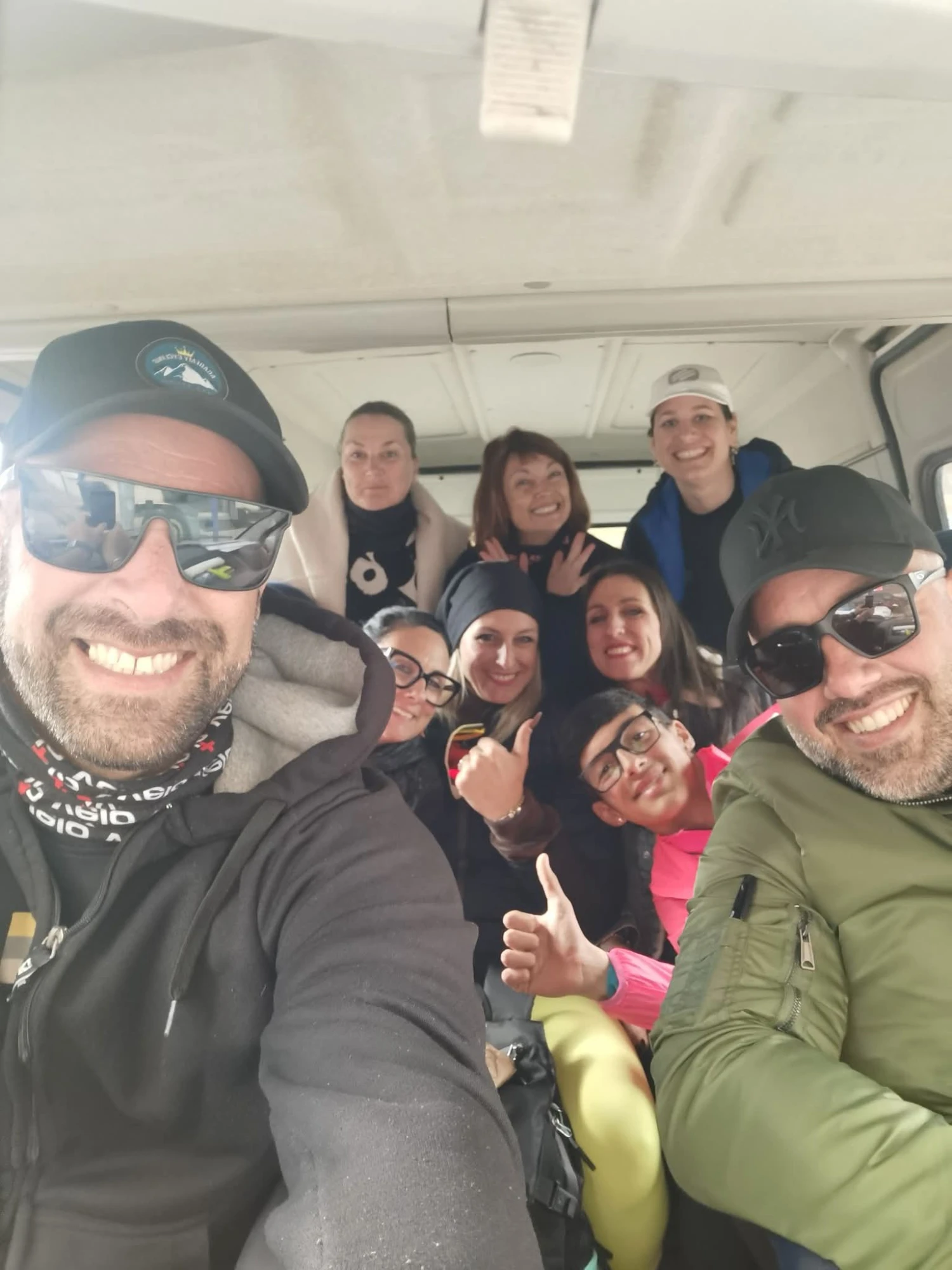 Gruppo in viaggio per la formazione FCI
