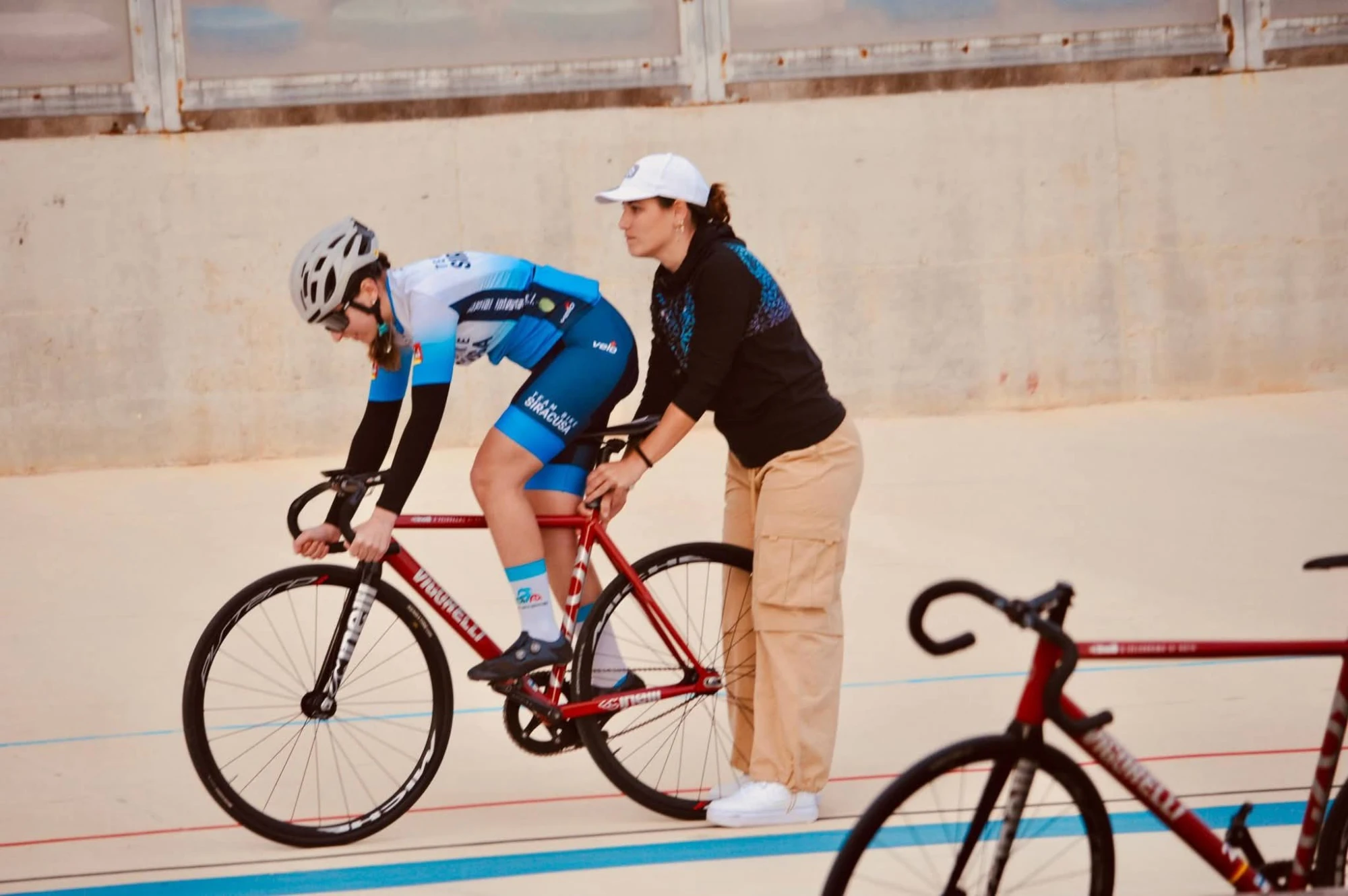 Allenamento al Velodromo di Noto